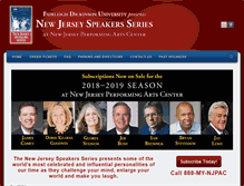 Tablet Screenshot of njspeakersseries.org